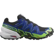 Salomon Spikecross 6 GTX U Trailskor Black/Surf The Web, UK 7,5