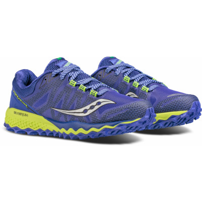 Saucony Peregrine 7 W Blue/Citron  Utförsäljning