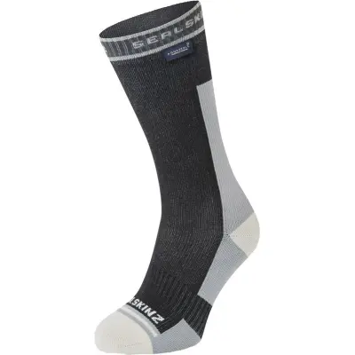 Sealskinz Holverstone Mid Våtsockor Black, L