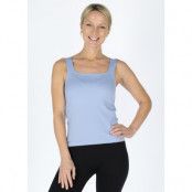 Seamless Sport Singlet, Dusty Blue, M,  Toppar