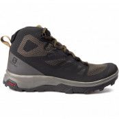 Shoes Outline Mid Gtx, Black/Beluga/Capers, 45 1/3