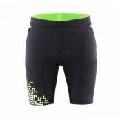 Trail Short Tights M, Black/Gecko, Xl,  Craft