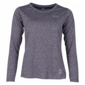 Training L/S Tee W, Charcoal Melange, 36-46,  X-Trail