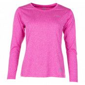 Training L/S Tee W, Pink Melange, 34,  Löpar-T-Shirts