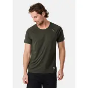 Training Tee Ii, Dk. Olive Melange, 4xl, Löpar T-Shirts