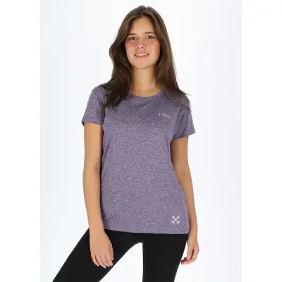 Training Tee W, Purple Melange, 48,  Tränings-T-Shirts