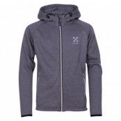 Training Zip Hood Jr, Grey Melange, 130,  X-Trail