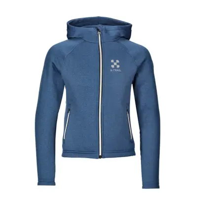 Training Zip Hood Jr, Navy Melange, 170,  Hoodies