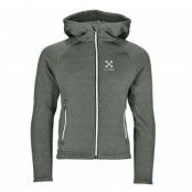 Training Zip Hood Jr, Olive Melange, 150,  X-Trail