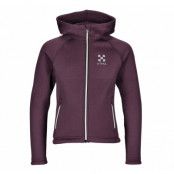 Training Zip Hood Jr, Plum Melange, 130,  Hoodies