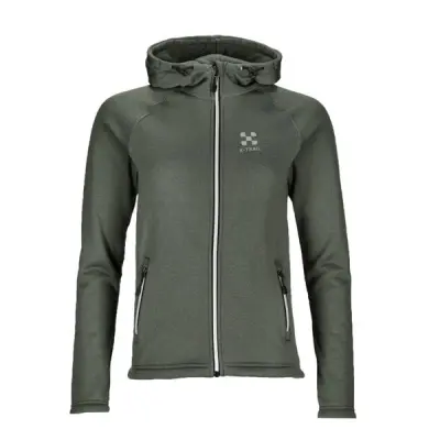 Training Zip Hood W, Olive Melange, 36,  Hoodies