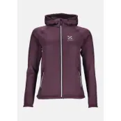 Training Zip Hood W, Plum Melange, 44,  X-Trail