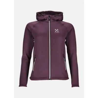 Training Zip Hood W, Plum Melange, 46,  Hoodies