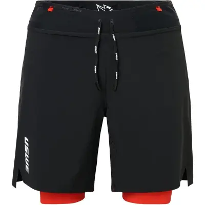 USWE Puls Trail Running Combo Shorts Men Black