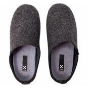 Wool Slippers, Dk Grey/Lt Grey, 24, X-Trail