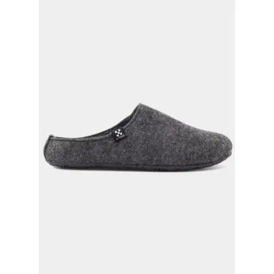 Wool Slippers, Dk Grey/Lt Grey, 31,  Beachsandaler