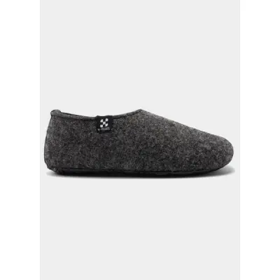 Wool Slippers Jr, Dk Grey/Dk Grey, 33,  Utvalt