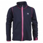 X-Trail Multi Fullzip Jr, Black/Fuchsia, 120,  X-Trail