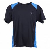 X-Trail Running Tee Jr, Black/Blue, 110,  X-Trail