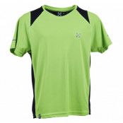 X-Trail Running Tee Jr, Lime/Black, 110,  X-Trail