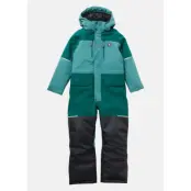 X-Trail Winter Overall Jr, Emerald Green/ Pinegreen, 130, Vinteroveraller
