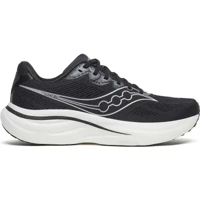 Saucony Ride 19 Wide Dam Black/Silver