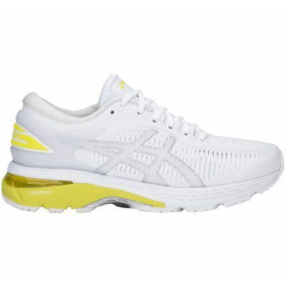 Gel-Kayano 25, White/Lemon Spark, 37