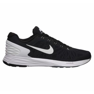 Nike Lunarglide 6, Black/White-Pr Platinum-Cl Gry, 48,5