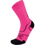 2XU Vectr Crew Socks Löparstrumpor Fuchsia/Black, M