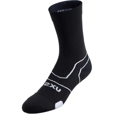 2XU Vectr Light Crew Socks Svart S | Löparstrumpor
