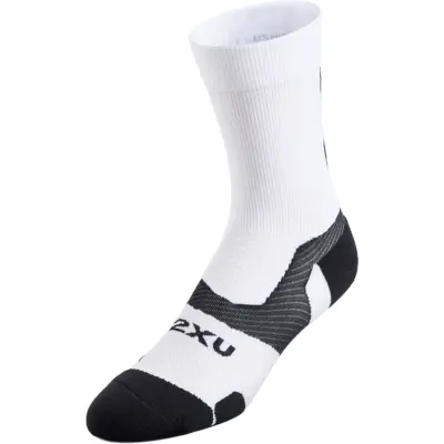 2XU Vectr Light Crew Socks Vit S | Löparstrumpor
