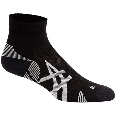 Asics FujiTrail Run Quarter Sock Performance Black/Performance Red - 47-49 XL