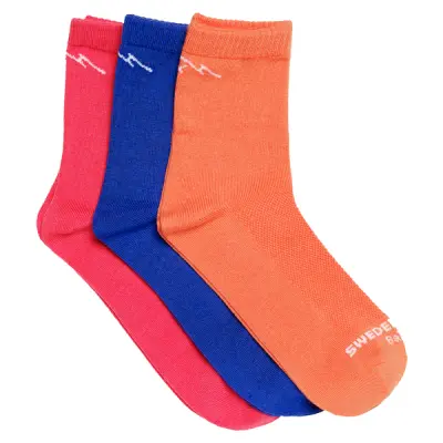 Bamboo Running Socks, Mix, 31-34,  Swedemount