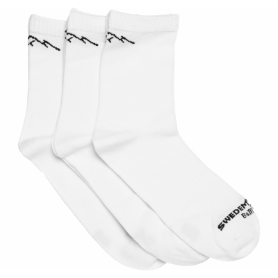 Bamboo Running Socks, White, 35-38,  Träningsstrumpor