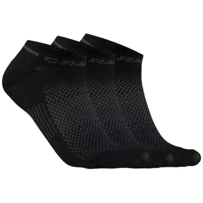 Craft Core Dry Shafless Sock 3-pack Svart 37/39 | Löparstrumpor