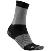 Craft XC Training Sock Strumpor Black/Dk Grey, 37/39