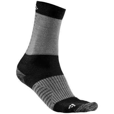Craft XC Training Sock Strumpor Black/Dk Grey, 43/45