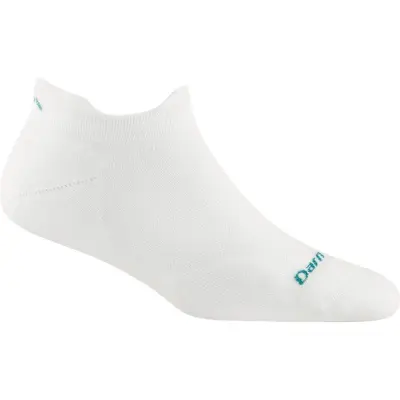 Darn Tough Run No Show Tab Ultra-Lightweight with C White - S