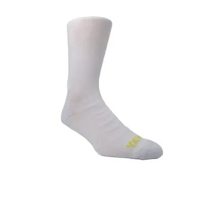 Hoka U Clifton 10 Crew Run Sock White