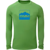 OMM Bearing Tee LS M Blue Chest Logo - XS