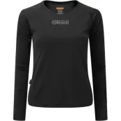 OMM Bearing Tee LS W Dam Svart S | Långärmad T-shirt