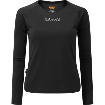 OMM Bearing Tee LS W Dam Svart S | Långärmad T-shirt