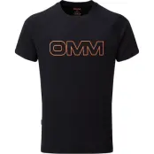OMM Bearing Tee SS M Black Chest Logo - L