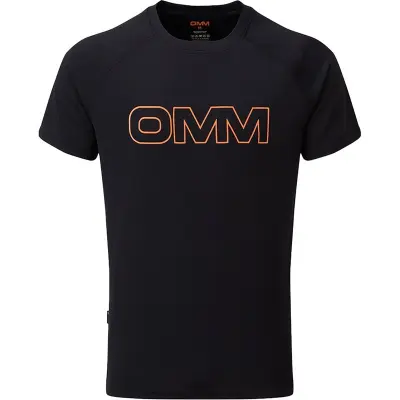 OMM Bearing Tee SS M Black Chest Logo - S