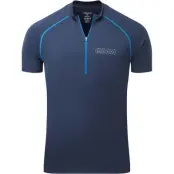 OMM Bearing Zip Tee SS M Navy - S
