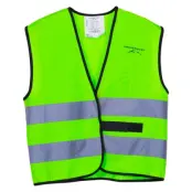 Reflective Vest Jr, Neon Green, 120/140,  Löpning