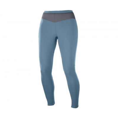 Salomon XA Warm Tights Women Mallard Blue