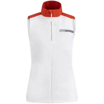 Swix Roadline Wind Vest W Dam Vit L | Löparväst