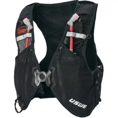 Uswe Pace 14L Trail Vätskeryggsäck Carbon Black , M