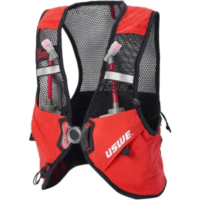 USWE Pace 2 Vätskeryggsäck Red/Black, S/M